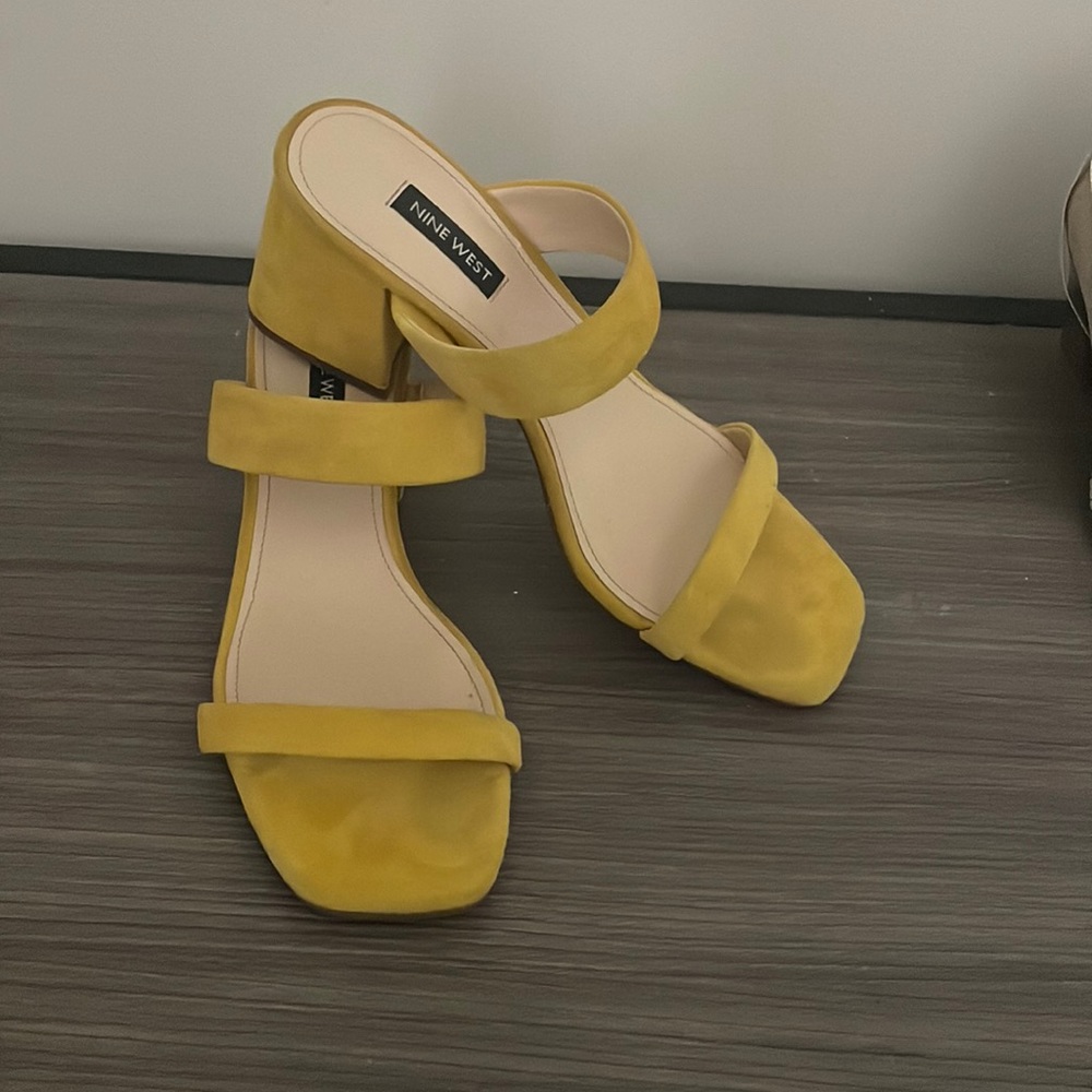 Nine West chunk heels